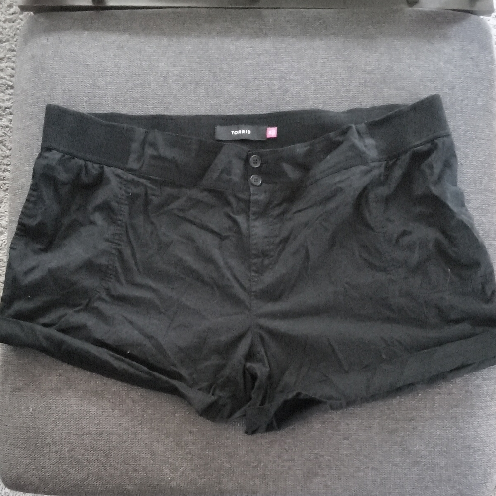 Torrid Black Cargo Shorts for Women